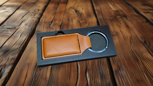 Keychain jig for laser engraving